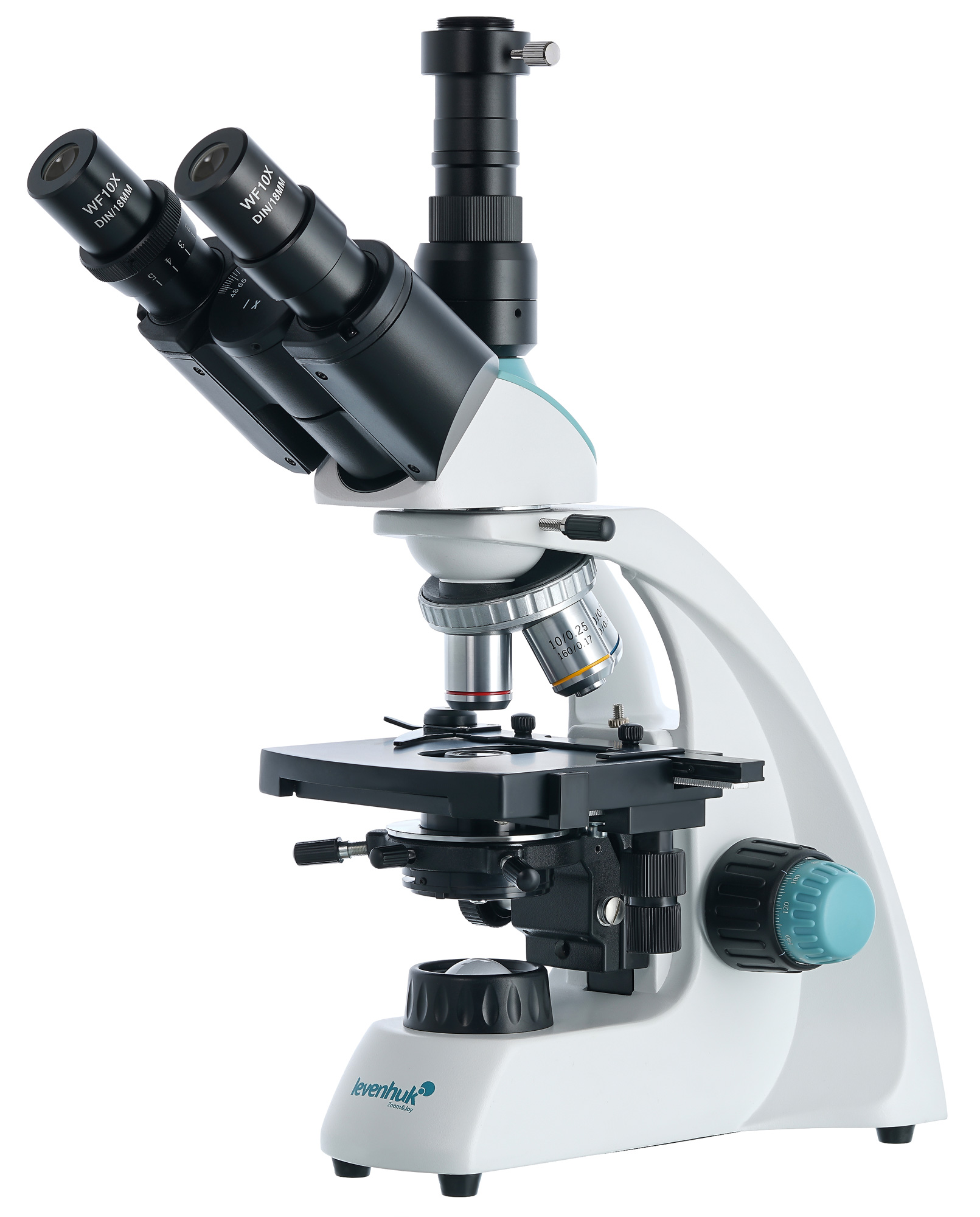 Microscopio digitale trinoculare Levenhuk D400T