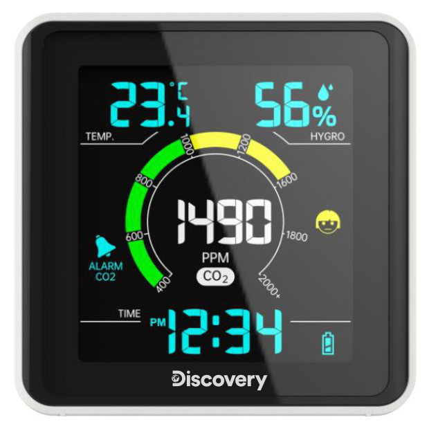 Stazione meteo Levenhuk Discovery Report WA40 con monitor della CO2