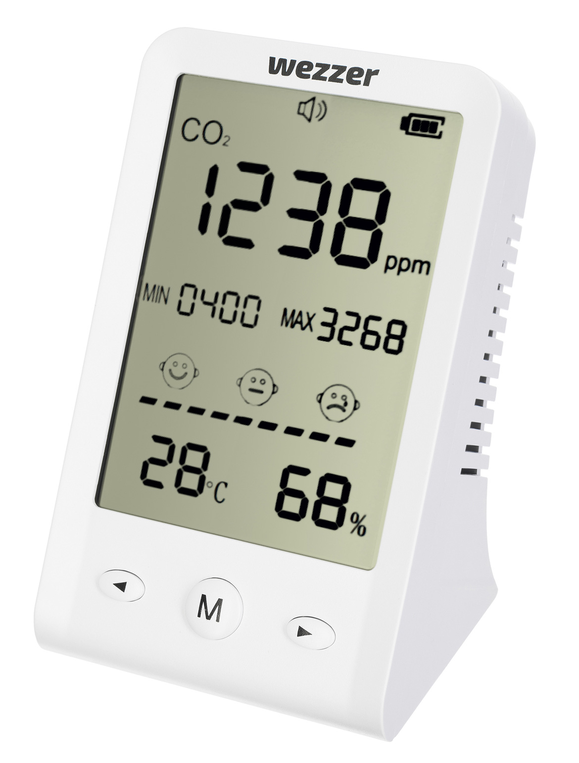 Monitor della qualità dell’aria Levenhuk Wezzer Air MC10