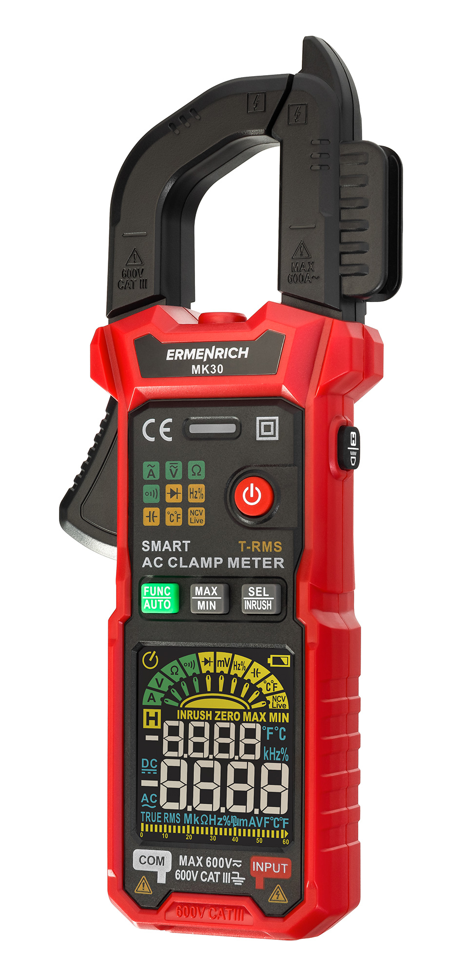 Pinza amperometrica digitale Ermenrich Ping MK30