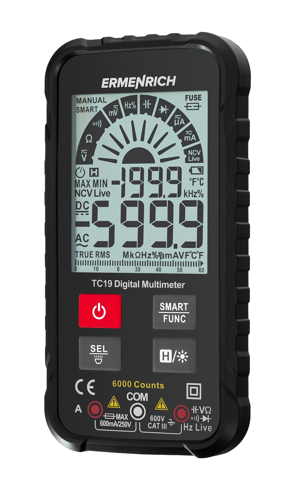 Multimetro digitale Ermenrich Zing TC21
