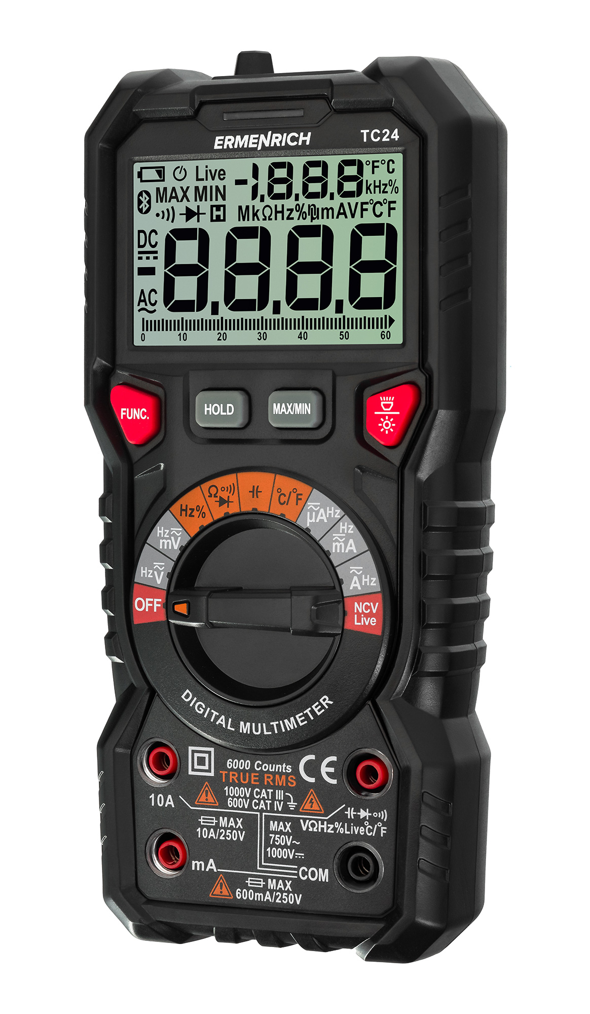 Multimetro digitale Ermenrich Zing TC24