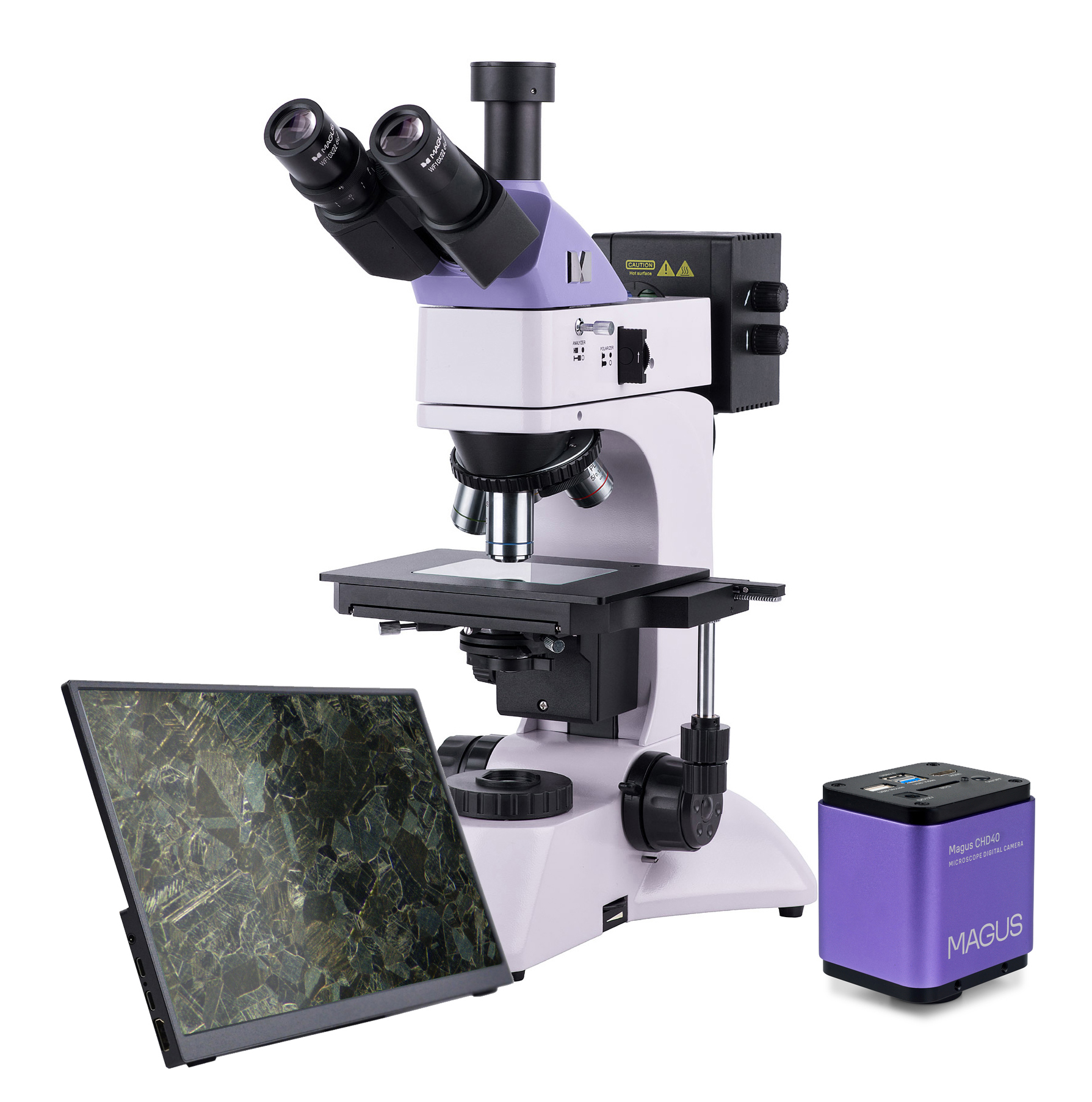 Microscopio metallografico digitale MAGUS Metal D600 BD LCD