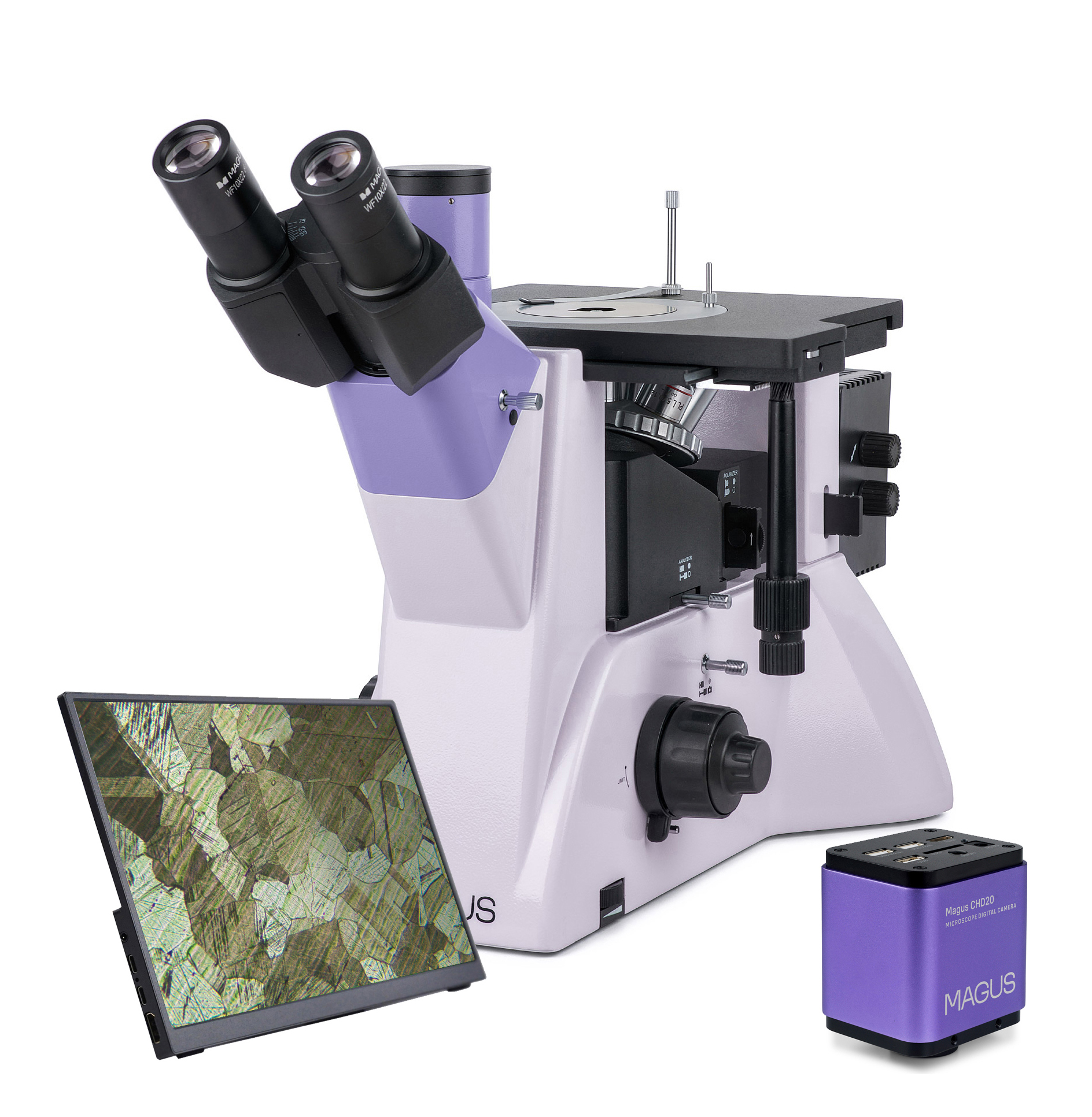 Microscopio metallografico invertito digitale MAGUS Metal VD700 BD