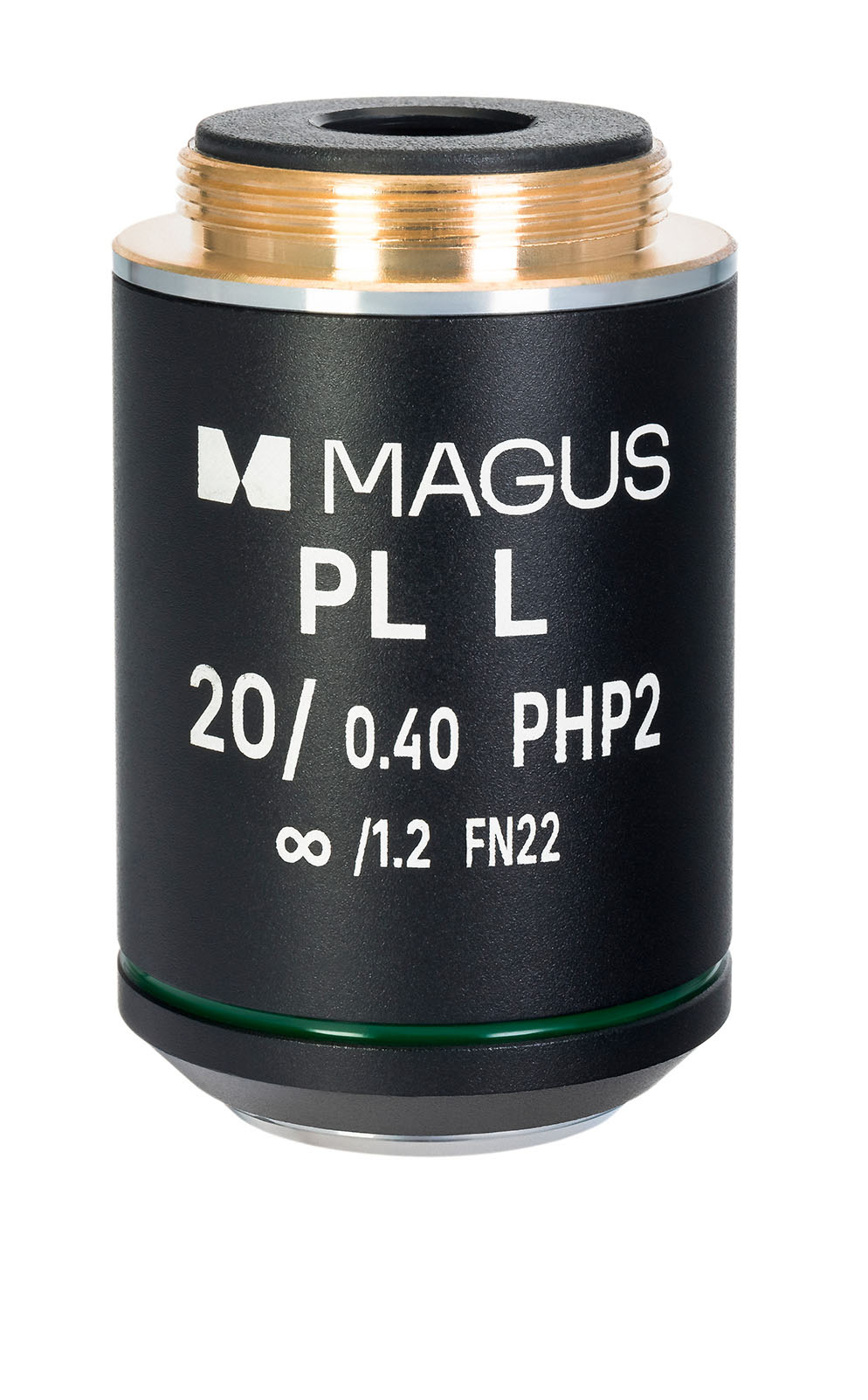 Obiettivo MAGUS 20HP 20?/0,40 Plan L fase PHP2 8/1,2 WD 8,0 mm