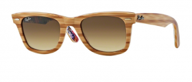 CLICK_ONRay Ban 2140 Wayfarer 50/22 col. 113885 TOP LIGHT WOOD ON TEXTUREFOR_ZOOM