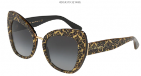 CLICK_ONDolce e Gabbana DG 4319 51/22 col. 32148G DAMASCO GLITTER BLACK FOR_ZOOM