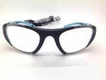 CLICK_ONBolle' Sport Protective - BALLER 59/19 NERO E AZZURRO World squash wsf certified tested eyewear Paddle TennisFOR_ZOOM