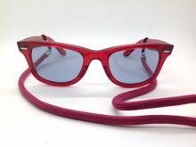 CLICK_ONRay Ban 2140 WAYFARER 50/22 col. 6614/56 Rosso TrasparenteFOR_ZOOM