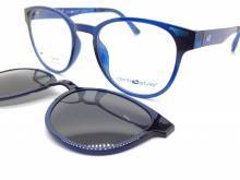 CLICK_ONCentro Style F 0437 (EX 56340 NEL COLORE BLU) 49 180 000 49/19-140 MONTATURA CON CLIP DA SOLE POLAR GRIGIOFOR_ZOOM