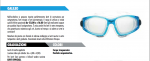 Maschera da piscina GALILEO lenti neutre