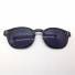 Hally & Son - 818 48/24 col. nero lucido lente blu - SOLO clip on da sole polarizzato
