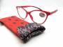 Airport Reading Glasses Blue Light Filter LISBOA CAT-EYE R 0155 126 col. fucsia opaco Occhiali da lettura