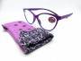 Airport Reading Glasses Blue Light Filter LISBOA CAT-EYE R 0155 col. viola Occhiali da lettura